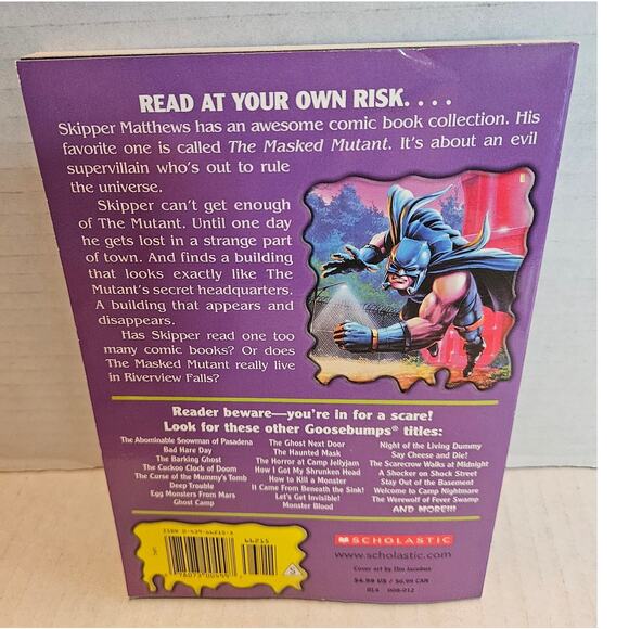 Goosebumps Horror Places set of 4 Werewolf, Mutant, Snowman, Swamp Scary Comic - Picture 5 of 9